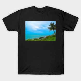 Quiet beach with coconut tree T-Shirt